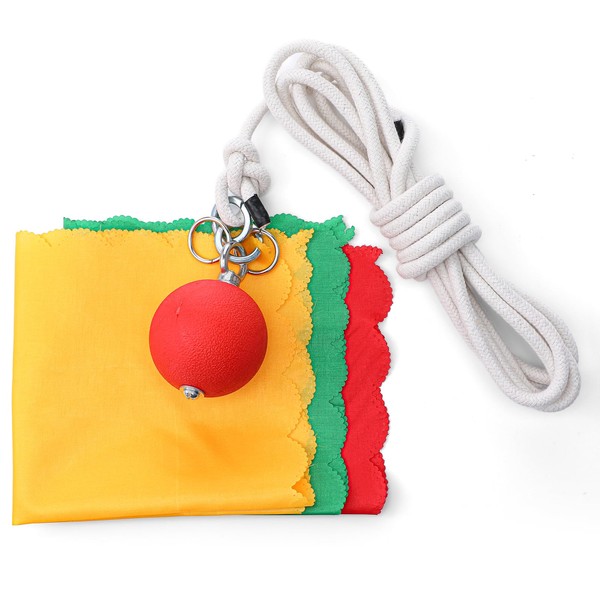 Rope Dart Meteor Hammer Rubber Weight Throw Exercise Ball with