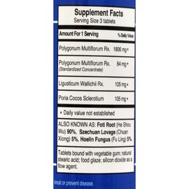 Dr. Shen's Shou Wu Youthful Hair Pill - 700 mg - 200 Tablets