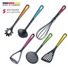 Westmark kitchen utensil set, 6 piece set, spatula, skimmer, spaghetti