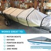 KOMCLUB Boat Cover Support Pole System with 8 Adjustable Heights