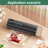 Vacuum Sealer for Food, Portable Foil Sealer with 5 Bags,