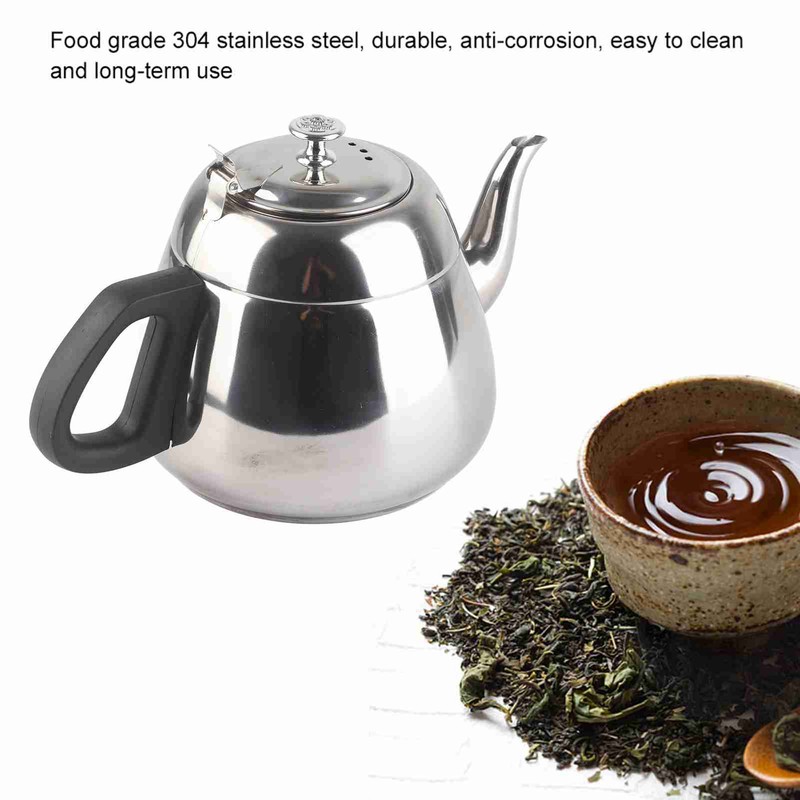 2L Stainless Steel StovE Top Teapot Coffee Pot Teaware Hot
