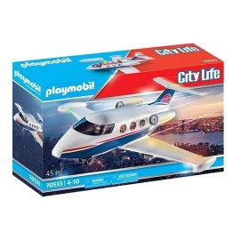 Figura Armable Playmobil City Life Private Jet 45 Piezas 3+