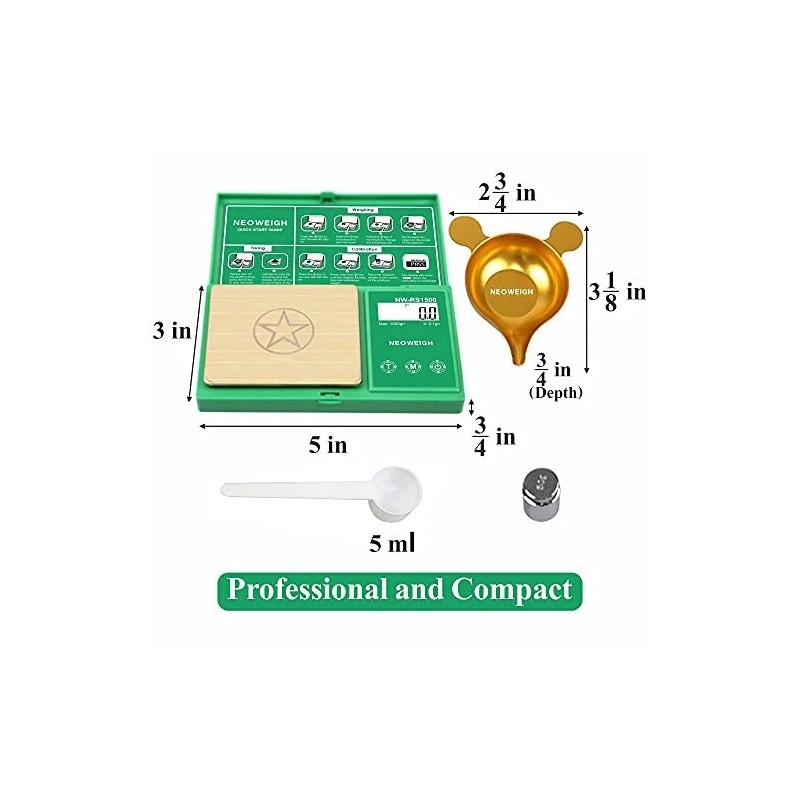 Neoweigh Reloading Scale, Powder Scale For Reloading, 1500 Grains X