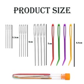 32 Pcs Large-Eye Blunt Needles,Sweater Darning Needles for Wool Crochet Needle Stitching Needle Sewing Needle Hand Knitting Needles Knitting Tools for Knitting Wool Needles.