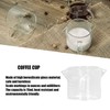 Taza Medidora de Café de Vidrio de 75 Ml con