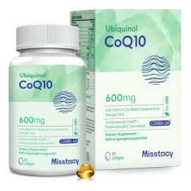 Complejo Coq10 Premium Ubiquinol 600mg 60 Cápsulas Blandas Sin Sabor
