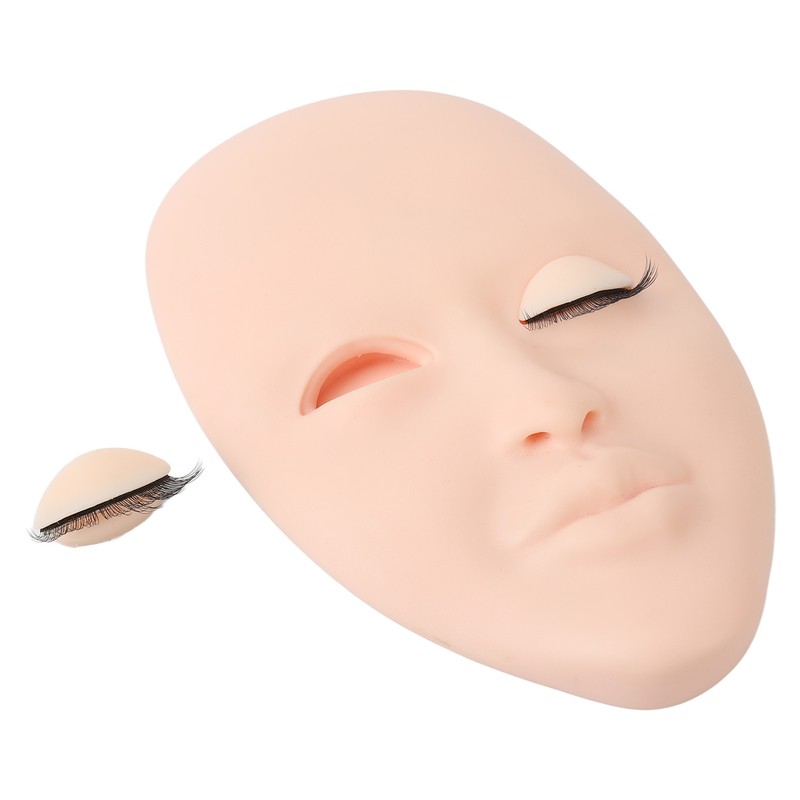 3pcs Eyelash Mannequin Head Lash Extension Training Practice Head with