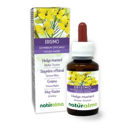 Weg-Rauke or Singer's Herb (Sisymbrium Officinale) Flowering Tips Alcohol-Free Mother Tincture Naturalma - Liquid Extract Drops 60 ml - Dietary Supplement - Vegan