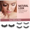 Baluue Sets Natural False Eyelashes Pack Fluffy Full Length Eyelash