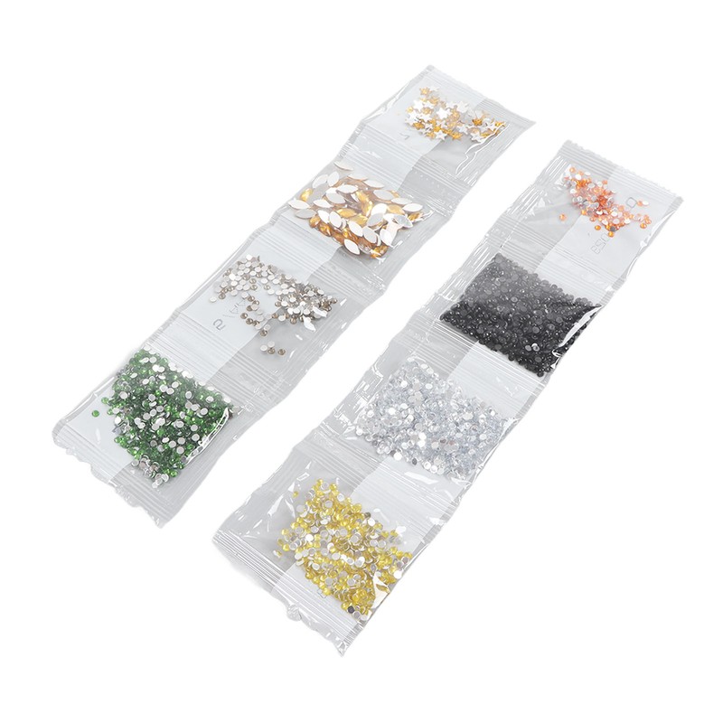 Hanging Storage Bag 3 Compartment Foldable Rhinestone Painting Pattern DIY