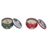 4Pcs Christmas Scented Candles Gifts Set Soy Wax Plant Oil