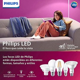 Philips LED Foco Filamento A15 base E27 luz fría                                                                                                      