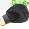 FRCOLOR Bath Exfoliating Scrub Gloves for Dead Skin Removal Black