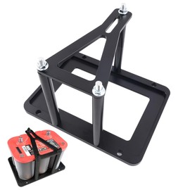 RiAiCiING Universal Battery Tray Hold Down Mount Bracket for Optima Red Yellow Blue Top 34 34/78, D34 D34/78, 34M D34M