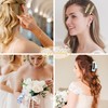 7 PCS Bridesmaid Proposal Gifts Bridesmaid Hair Clips Hair Scrunchies