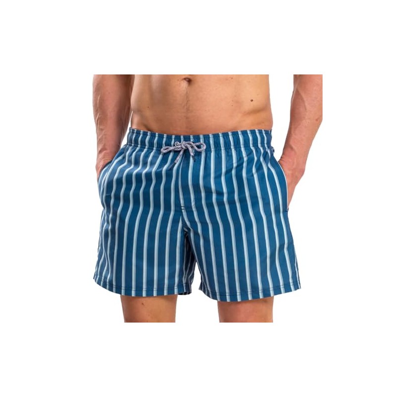 RIPT Men's Quick Dry UV 50 Sun Protection Swimming Trunks,