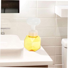 KONTONTY 2pcs 300ml Foaming Soap Dispenser Bottle Leak-Proof Squeeze Pump Travel Refillable Flower Shape