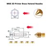 Comgrow 25PCS MK8 Ender 3 V2 Nozzles 0.4MM, 3D Printer