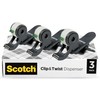 Scotch Brand Clip & Twist Tape Dispenser, Great for Gift