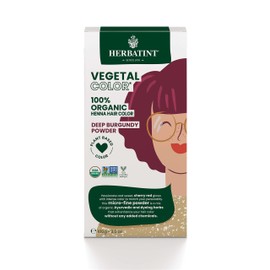 Herbatint Henna Color Organic Hair Dye - Vegan Henna Powder & Herbal Formula - Deep Burgundy - 3.5oz