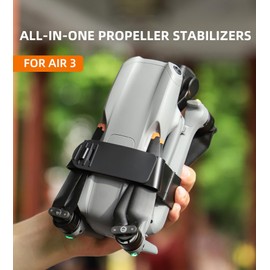 CERFFOOL Propeller Holder for DJI Air 3S/Air 3 Propeller Guard Strap Protector Stabiliser for Drone Accessories (Orange/Black)