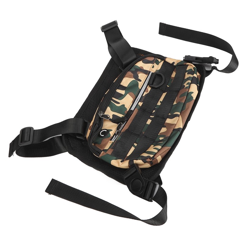 Sports Vest Chest Bag Lightweight Breathable Adjustable Strap Running Vest