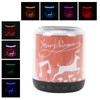 Mini Bluetooth Speaker Christmas Pattern Festive Atmosphere RGB Music Player