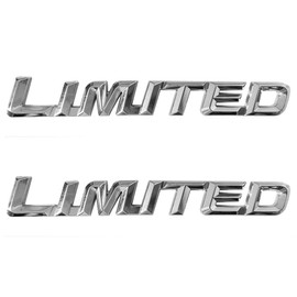 OnlyYou.X Limited Emblem Limited Badge 3D Logo Decal Sticker Compatible with Universal Pickup and Car Chrome 2 Pieces Metal