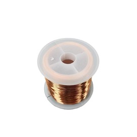 Coil Copper Wire 0.2mm Cable Copper Wire Magnet Wire Enameled Copper Winding Wire 0.22Lb/Roll DIY Project - 356°F Working Temp (0.2mm/0.22lb-1174ft, 1)