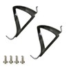 2pcs Carbon Fibre Water Bottle Cages Black For Cycling Road