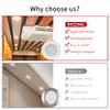 RVZONE 6 Pack RV Boat Recessed Ceiling Light 12 Volt