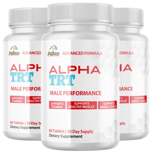 Pelican Vitamins ALPHA TRT- Men's Health & Performance- 3 Bottles-