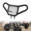 VEISUTOR Front Bumper for Raptor YFM 700 2006-2022, Black Aluminum
