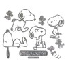 Meiho SN210 Snoopy Woodstock Emblem Sticker Large Silver