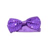 Z&H (Purple) Set of Bow Tie and Straps, Sequin Straps,