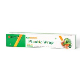 NBTAPE 3T Plastic Wrap Food Cling Wrap, 290 Square Foot x 11.8 Inch, Microwave Safe, BPA-Free, Food Service Bulk Cling Film Wrap Roll for Restaurant, Kitchen