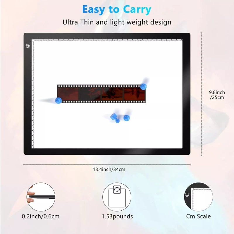 eyesen Slide Viewer Light Box for Scanning Film Negatives and