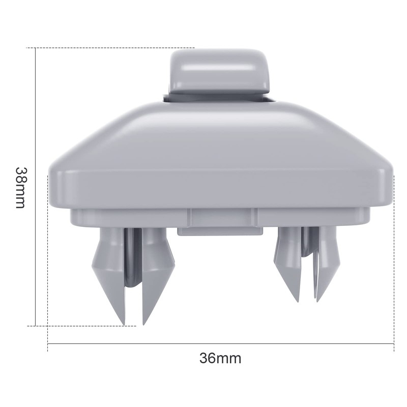 Areyourshop Inner Sun Visor Hook Clip Holder for A1 A3