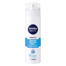 Nivea Men Sensitive Cooling Shaving Gel 0% Alcohol Skin Care 200 ml