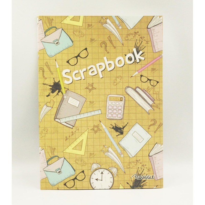 A4 Scrapbook - Assorted Fun School Craft Gift 56 Pages