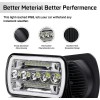Unbranded Pair 5x7'' 7x6 LED Headlight DRL For International 9900i