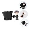 Healvian 1set Beard Grooming Kit Nylon Brush and Soap Bowl
