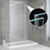 78" Sliding Shower Door Side Seal Strip Frameless Shower Door