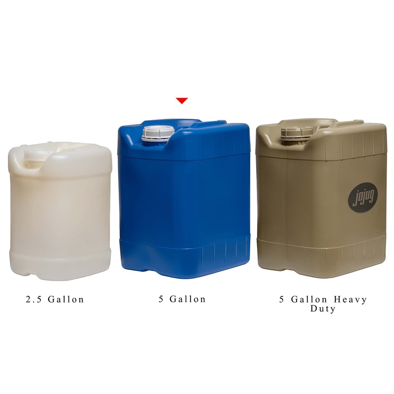 API Kirk Blue 5 Gallon Samson Stacker Water Storage, Sturdy,