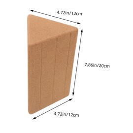Outanaya Cork Yoga Block High Density Yoga Training Brick for Enhanced Flexibility for Dance and Fitness