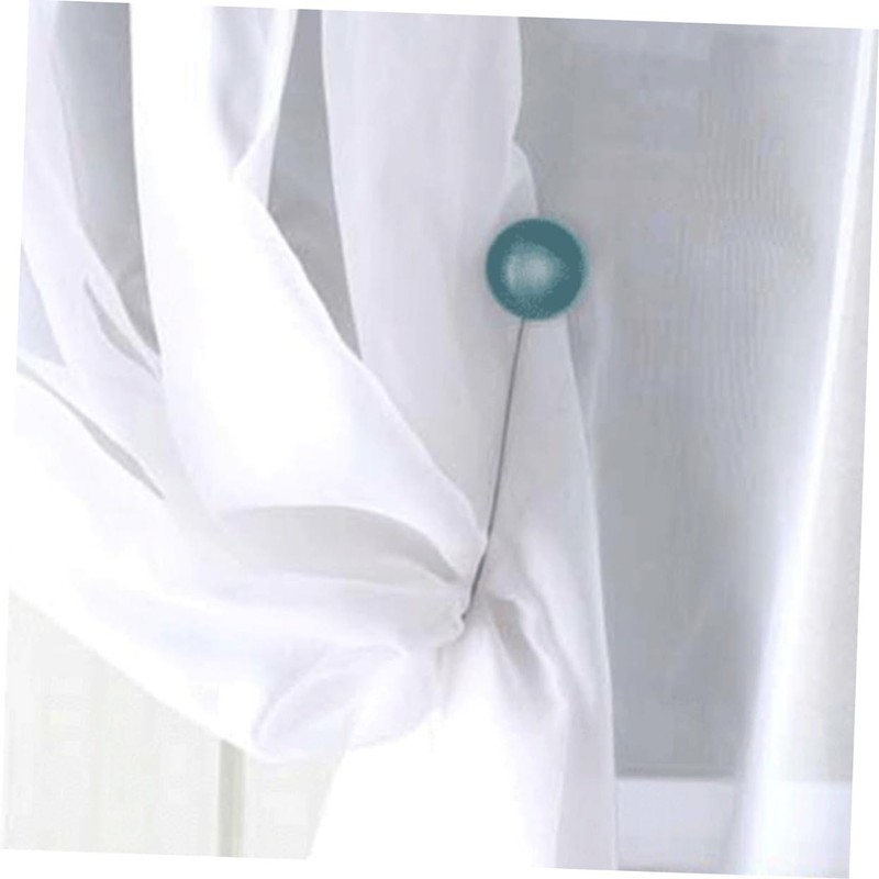 CORHAD Opal Button Magnetic Curtain Tiebacks Steel Rope Holdbacks Magnets