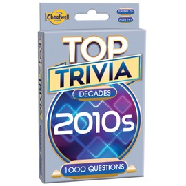 Cheatwell Games Top Trivia 2010's - 1000 Questions To Test Your Knowledge Of Music, Film, TV, Science, Food, Drink, Culture, General Knowledge From The 2010's, For Ages 14 Plus