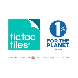 Tic Tac Tiles Peel and Stick Self Adhesive Removable Stick On Kitchen Backsplash Bathroom 3D Wall Sticker Wallpaper Tiles in Polito Designs (10 Sheets, Bella)