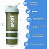 650ML/22OZ Botella para Proteina de Coctelera, JASUVII Protein Shaker con